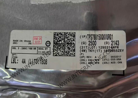 TPS7B8150QKVURQ1 Chip Sirkuit Terpadu Regulator Dropout Rendah 150MA Regulator LDO