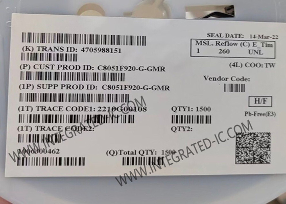 C8051F920-G-GM Microcontroller MCU 8051 Core 25MHz Ultra Low Power 8-Bit MCU QFN-32