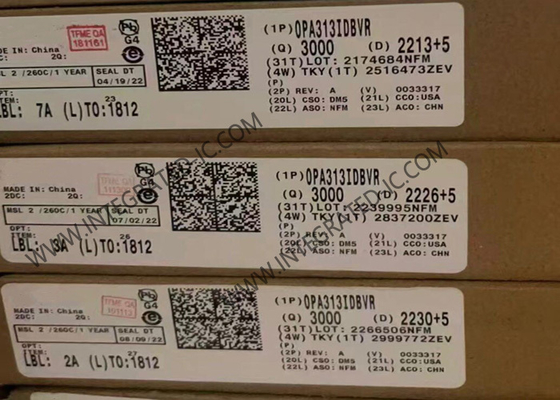 OPA313IDBVR Chip Sirkuit Terpadu Single 5.5V 1MHz 50μA RRIO Penguat Operasional