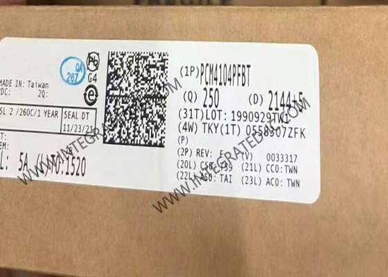 Chip Sirkuit Terpadu PCM4104PFBT 118dB Audio DAC 24Bit Konverter Digital ke Analog