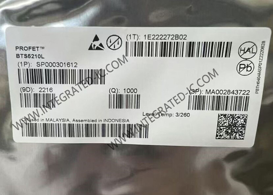 BTS5210L Chip Sirkuit Terpadu 1.8A Sakelar Sisi Tinggi PG-DSO-12 Sakelar Daya IC