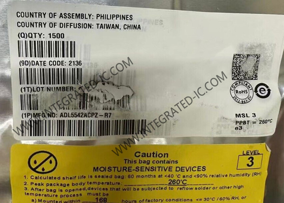 ADL5542ACPZ Modul Komunikasi Nirkabel Penguat RF 20dB Penguat Blok Gain Linier