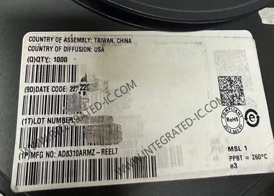 AD8310ARMZ Integrated Circuit Chip 95dB Logarithmic Amplifier MSOP8 Detektor Daya RF