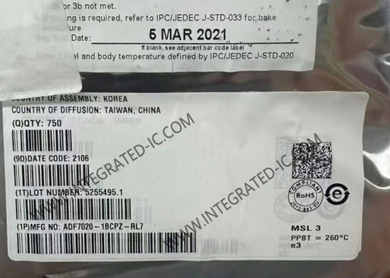 Modul Komunikasi Nirkabel ADF7020-1BCPZ 200kbps IC Transceiver FSK/ASK Kinerja Tinggi