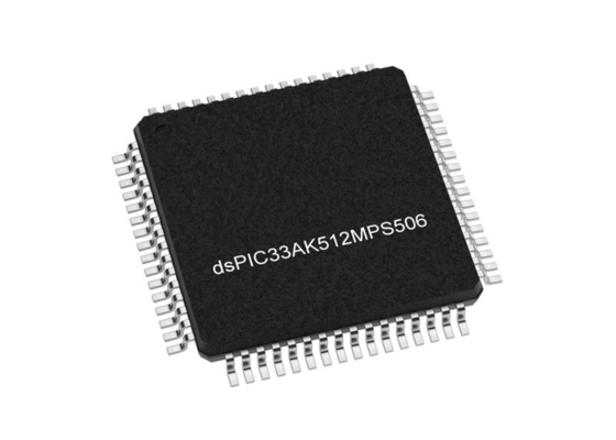 DSPIC33AK512MPS506-I/PT Mikrokontroler MCU Pengendali Sinyal Digital 32Bit DSPIC33A DSC
