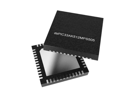Mikrokontroler DSPIC33AK512MPS505-I/M7 MCU Pengendali Sinyal Digital VQFN48 DSC 32-Bit