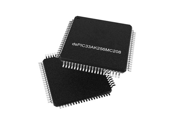 DSPIC33AK256MC208T-I/PT Mikrokontroler MCU Bandwidth Tinggi DSPIC33A Core 32-Bit Digital Signal Controller