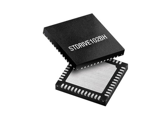 STDRIVE102BH Chip Sirkuit Terpadu Penggerak Gerbang Jembatan Setengah Ganda IC VFQFPN48