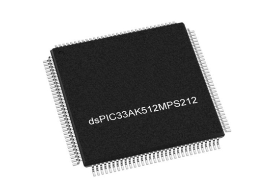 DSPIC33AK512MPS212-I/PT Mikrokontroler MCU 32Bit Kontroler Sinyal Digital TQFP128