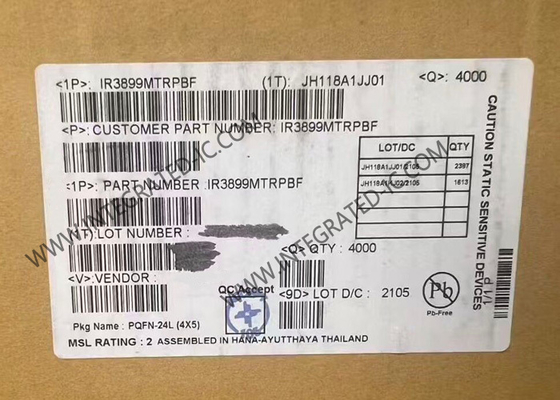 IR3899MTRPBF Integrated Circuit Chip 9A Regulator Buck Sinkron Tinggi Terintegrasi