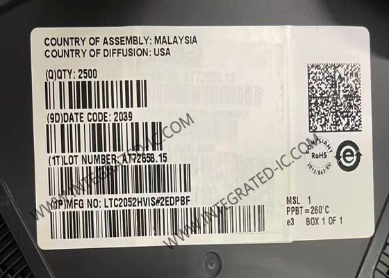 LTC2052HVIS Sirkuit Terpadu Chip Penguat Operasional SOIC14 Quad Zero Drift Op Amps