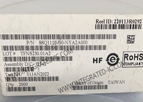88Q1110-B0-NYA2A000 IC Ethernet 1,25 Gbps Ethernet Otomotif Daya Rendah PHY