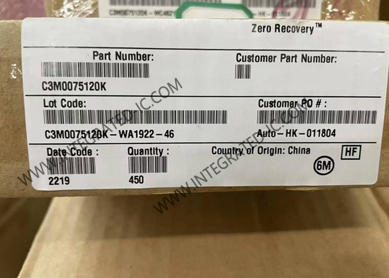 Integrated Circuit Chip C3M0075120K Transistor MOSFET N-Channel Karbida Silikon
