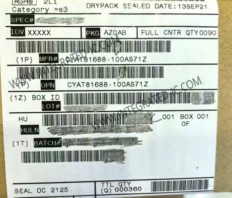 Chip sirkuit terintegrasi CYAT81688-100AS71Z Pengendali layar sentuh otomotif