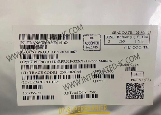 EFR32FG22C121F256GM40-CR Wireless Communication Module SoC Wireless 2.4GHz Berintegrasi Tinggi