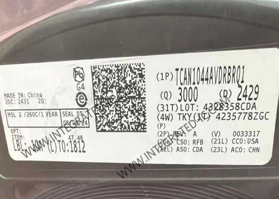 Integrated Circuit Chip TCAN1044AVDRBRQ1 1.8V Transceiver CAN Otomotif