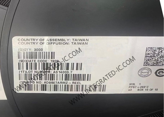 AD8607ARMZ Chip Sirkuit Terpadu Penguat Operasional MSOP8 Chip Op Amp Presisi