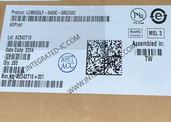 MachXO3 FPGA IC LCMXO3LF-9400C-6BG256C Chip Sirkuit Terpadu 256-LFBGA Chip IC