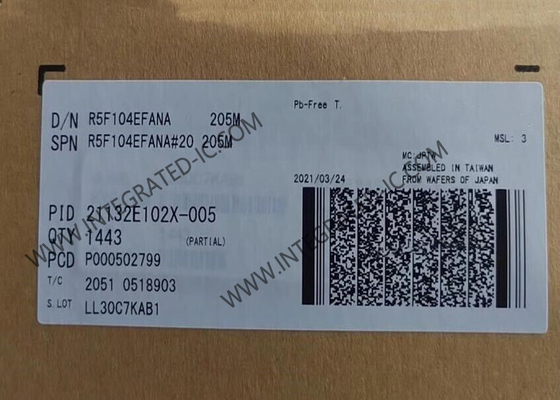 R5F104EFANA Mikrokontroler MCU Daya Rendah 16-Bit 32MHz RL78/G14 Mikrokontroler 40-HWQFN