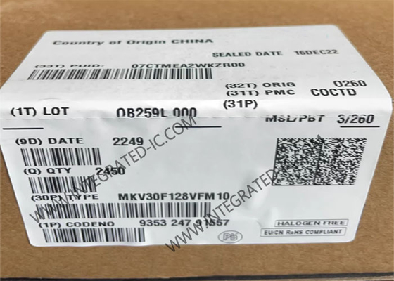 Mikrokontroler MCU MKV30F128VFM10 100MHz 32-Bit Mikrokontroler IC 32-HVQFN