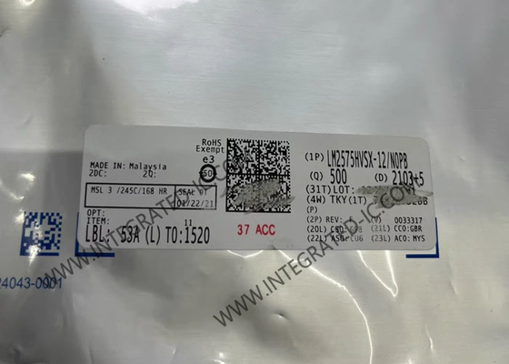 LM2575HVSX-12 Chip Sirkuit Terpadu SIMPLE SWITCHER 1A Penurun Tegangan