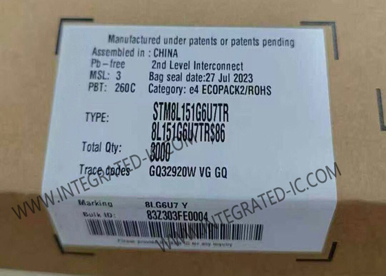 STM8L151G6U7TR Mikrokontroler MCU 8-Bit 16MHz STM8L EnergyLite Mikrokontroler IC 28-UFQFPN