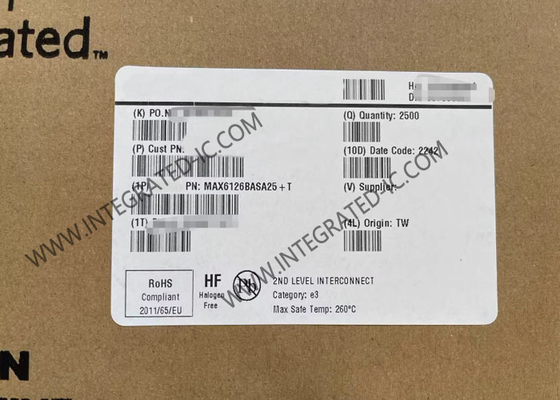 MAX6126BASA25 Chip Sirkuit Terpadu Referensi Tegangan Seri Rendah-Dropout IC SOIC8