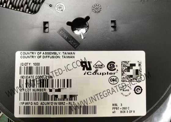 Chip Sirkuit Terpadu ADUM121N1BRZ 3.0 kVrms Isolator Digital Saluran Ganda