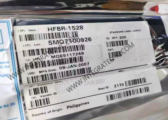 Chip Sirkuit Terpadu HFBR-1528 Pemancar Serat Optik Tautan Serbaguna Untuk POF 1 mm