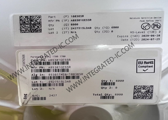 A89301GESSR Integrated Circuit Chip BLDC Motor Driver 50V Low Noise FOC Motor Controller