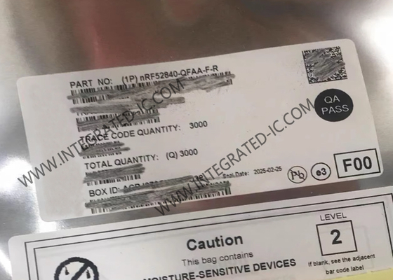 NRF52840-QFAA-F-R BT IC BT 5.3 SoC IEEE 802.15.4-2006 Pemancar Penerima 2.4 GHz