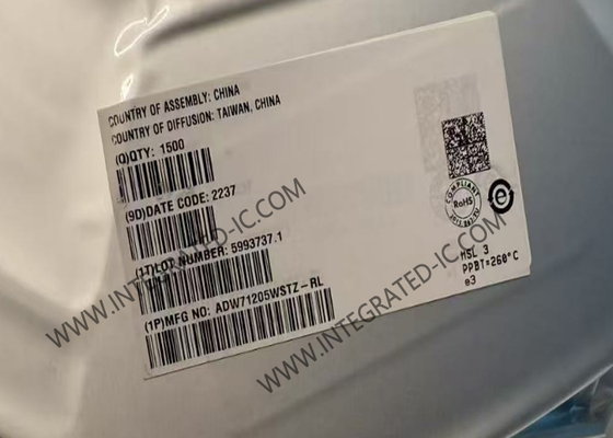 Chip Sirkuit Terpadu ADW71205WSTZ Konverter Resolver-Digital 12-Bit RDC LQFP44