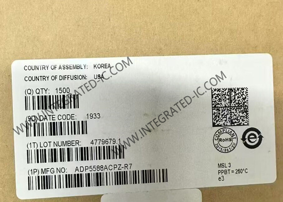 ADP5588ACPZ Chip Sirkuit Terpadu Ekspander I/O Seluler 400kHz Pengontrol Keypad QWERTY