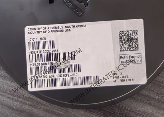 Sensor IC ADXL1002BCPZ 21kHz Kebisingan Rendah Akselerometer MEMS Frekuensi Tinggi