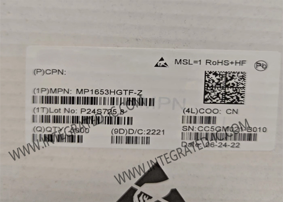 MP1653HGTF Chip Sirkuit Terpadu 17V 3A 1.2MHz Konverter Step-Down Sinkron