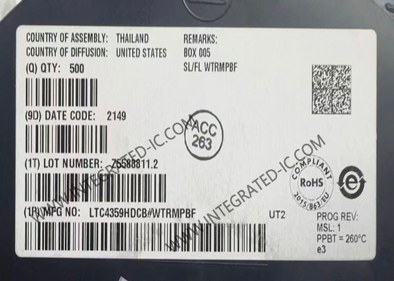 LTC4359HDCB Integrated Circuit Chip 4V hingga 80V Kontroler Dioda Ideal DFN6