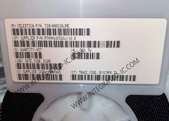 MT49H16M36SJ-18:B Chip IC Memori 576Mbit CIO RLDRAM 2 DRAM IC Memori FBGA144