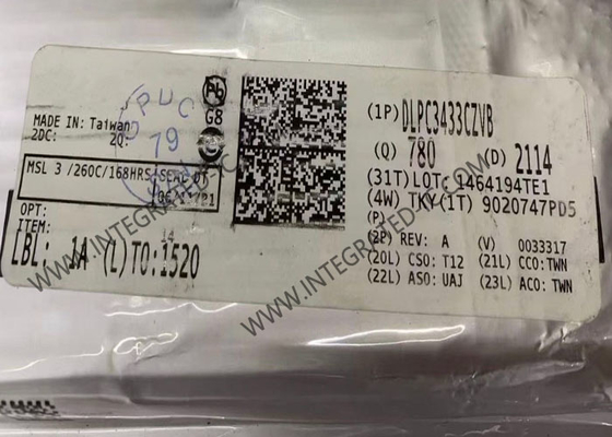 DLPC3433CZVB Integrated Circuit Chip Display Controller Resolusi Tinggi Paket NFBGA-176