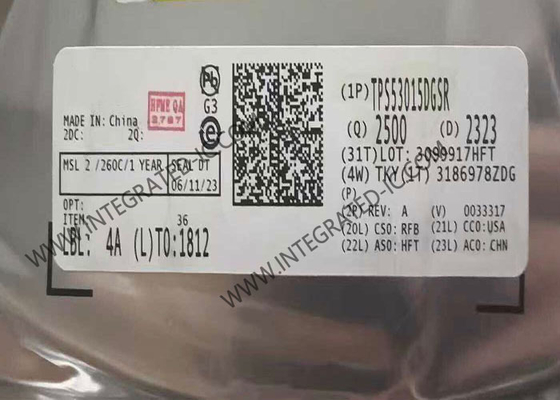 TPS53015DGSR Integrated Circuit Chip D-CAP2TM Synchronous Step-Buck Converter dengan PGOOD