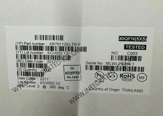 XR76112ELTR Chip Sirkuit Terpadu 12A Regulator Step Down Sinkron