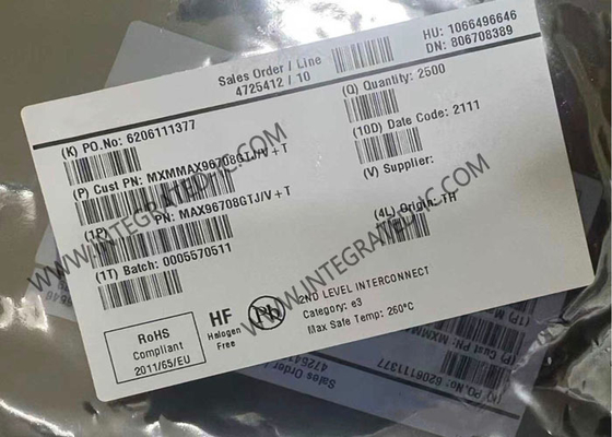 MAX96708GTJ Integrated Circuit Chip 14-Bit GMSL Deserializer Dengan Input Koaksial