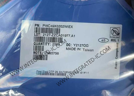 PI6C49X0202WIEX Chip Sirkuit Terpadu Low Skew 1 Ke 2 LVCMOS/LVTTL Fanout Buffer SOIC8