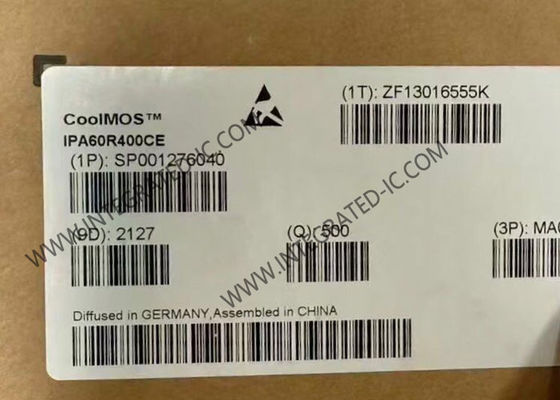 Transistor MOSFET Daya Saluran-N IPA60R400CE 600 V 10.3A Chip Sirkuit Terpadu untuk Tahap PFC dan PWM
