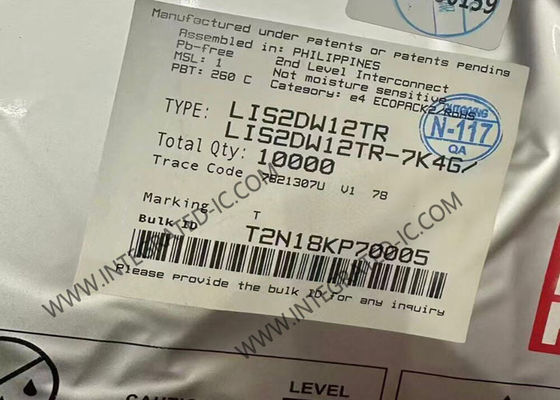 LIS2DW12TR Sensor IC High-Performance Ultra-Low-Power 3-Axis Accelerometer LGA-12