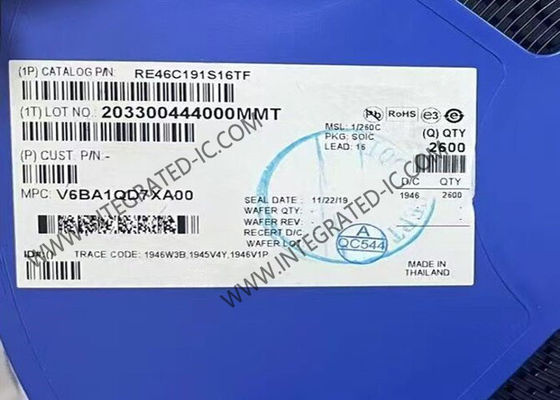 RE46C191S16TF Sensor IC Tegangan Rendah Programmable Photoelectric Smoke Detector ASIC