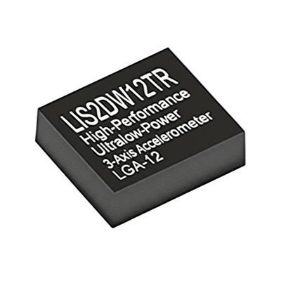 LIS2DW12TR Sensor IC High-Performance Ultra-Low-Power 3-Axis Accelerometer LGA-12
