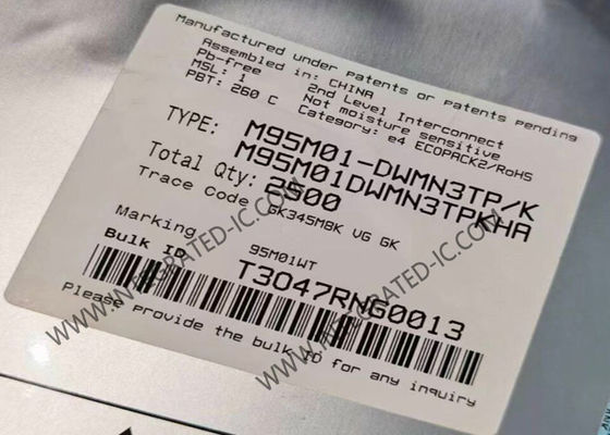 M95M01-DWMN3TP/K Chip IC Memori 1Mbit EEPROM IC Memori Dengan Clock Kecepatan Tinggi