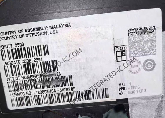 LTC3803HS6-5 Integrated Circuit Chip Flyback Controller dengan 200kHz Frekuensi 4V sampai 8.1V Tegangan Pasokan dan -40°C hingga 150°C Suhu Operasi