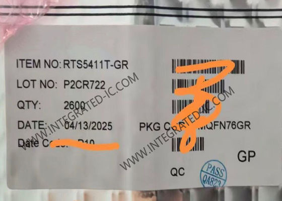 RTS5411T-GR Chip Sirkuit Terpadu USB 3.0 Super-Speed Pengontrol HUB 4-port dalam Paket QFN-76