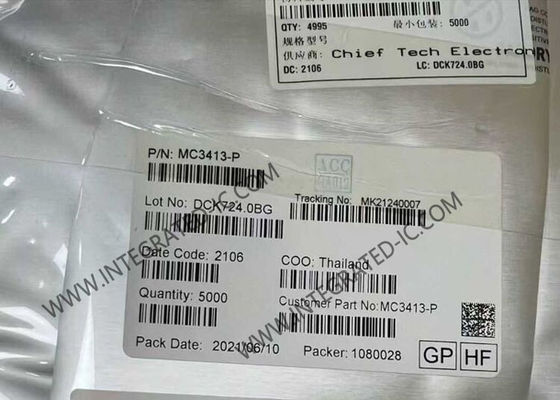 MC3413-P IC Sensor Akselerometer 3-Sumbu Kebisingan Rendah dengan Paket VLGA-12 dan Resolusi 8 hingga 14-bit